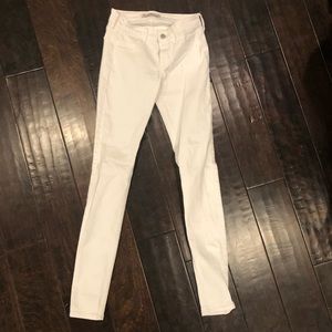 White jeans